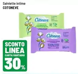 Iper La Grande Salviette intime Cotoneve offerta