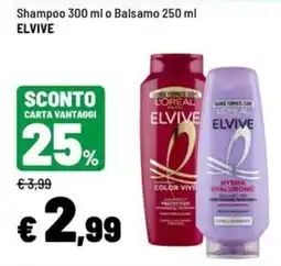 Iper La Grande Shampoo o Balsamo Elvive offerta