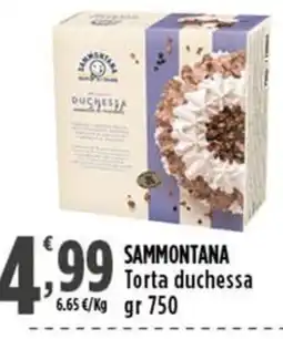 Rossotono Carrefour Sammontana Torta duchessa offerta