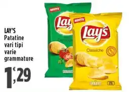 Rossotono Carrefour Lay's Patatine offerta
