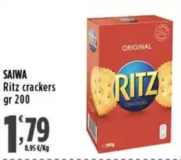Rossotono Carrefour Saiwa Ritz crackers offerta