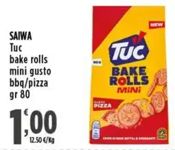 Rossotono Carrefour Tuc bake rolls mini gusto pizza offerta