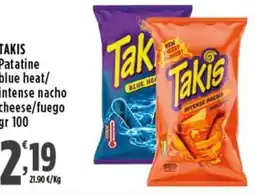 Rossotono Carrefour Takis Patatine offerta