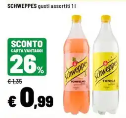 Iper La Grande Schweppes gusti assortiti offerta