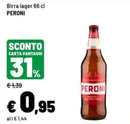 Iper La Grande Birra lager Peroni offerta