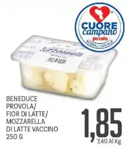 Supermercati Piccolo Beneduce provola/fior di latte/ mozzarella di latte vaccino offerta