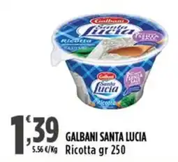 Rossotono Carrefour Galbani Santa Lucia Ricotta offerta