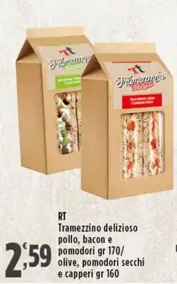 Rossotono Carrefour Tramezzino delizioso offerta