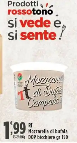 Rossotono Carrefour Mozzarella di bufala Campana DOP offerta