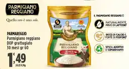 Rossotono Carrefour Parmareggio Parmigiano reggiano DOP grattugiato offerta