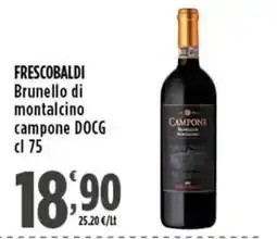 Rossotono Carrefour Frescobaldi Brunello di Montalcino campone DOCG offerta