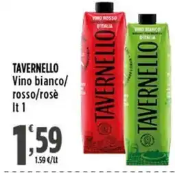 Rossotono Carrefour Tavernello Vino bianco/rosso/rosè offerta