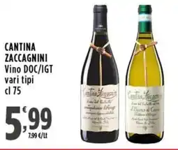 Rossotono Carrefour Cantina Zaccagnini Vino DOC/IGT offerta