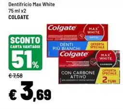 Iper La Grande Dentifricio Max White Colgate offerta
