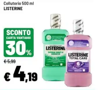 Iper La Grande Collutorio Listerine offerta