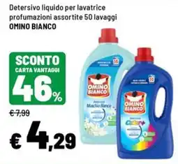 Iper La Grande Detersivo liquido per lavatrice Omino Bianco offerta