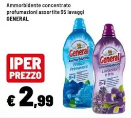 Iper La Grande Ammorbidente concentrato profumazioni assortite GENERAL offerta