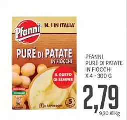 Supermercati Piccolo Pfanni purè di patate in fiocchi offerta