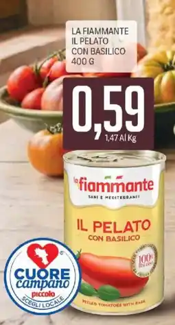 Supermercati Piccolo La fiammante il pelato con basilico offerta