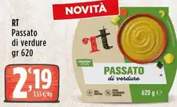 Rossotono Carrefour Passato di verdure offerta