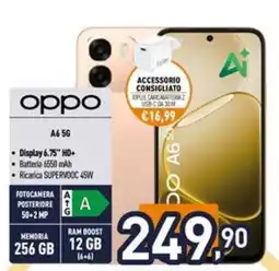 Iper La Grande Oppo A6 5G offerta