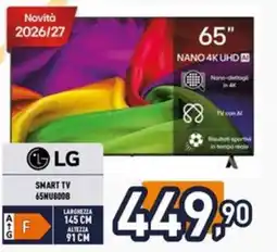 Iper La Grande Smart TV LG 65NU800B offerta