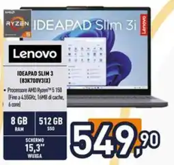Iper La Grande Lenovo IDEAPAD Slim 3 offerta