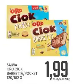 Supermercati Piccolo Saiwa Oro Ciok Barretta/Pocket offerta