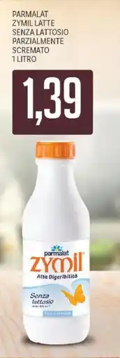 Supermercati Piccolo Parmalat zymil latte senza lattosio parzialmente scremato offerta
