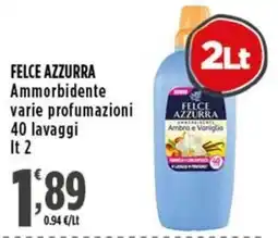 Rossotono Carrefour Felce Azzurra Ammorbidente offerta