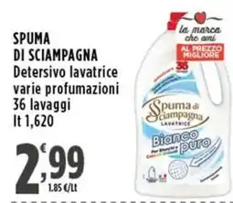 Rossotono Carrefour Spuma di Sciampagna Detersivo lavatrice offerta