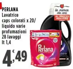 Rossotono Carrefour Perlana Lavatrice caps colorati offerta
