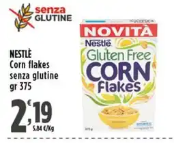 Rossotono Carrefour Nestlé Corn flakes senza glutine offerta