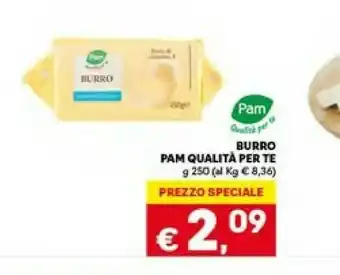 Metà Pam & panorama - burro 250 g(ml) offerta