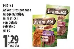 Rossotono Carrefour Purina Adventuros per cane offerta