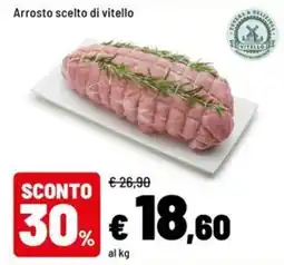 Iper La Grande Arrosto scelto di vitello offerta