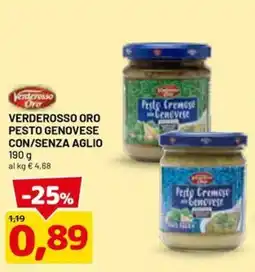 DPiù Verderosso Oro Pesto Genovese offerta