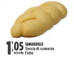 Rossotono Carrefour Sanguedolce Treccia di scamorza offerta