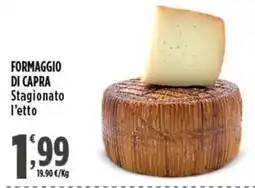 Rossotono Carrefour Formaggio di capra stagionato offerta