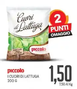 Supermercati Piccolo I cuori di lattuga piccolo offerta