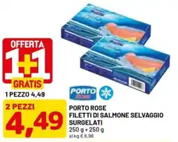 DPiù Porto Rose filetti di salmone selvaggio offerta
