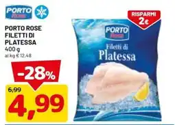 DPiù Porto Rose filetti di platessa offerta
