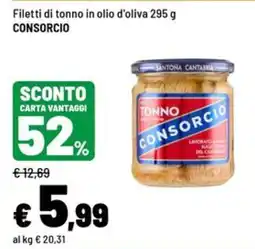 Iper La Grande Filetti di tonno in olio d'oliva offerta
