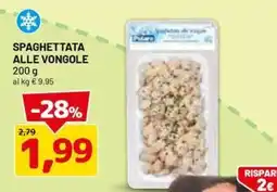 DPiù Spaghettata alle vongole offerta