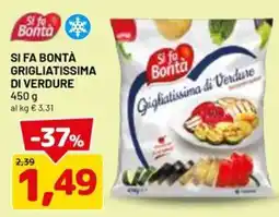 DPiù Si fa Bontà Grigliatissima di Verdure offerta