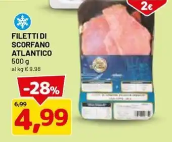 Filetti di scorfano atlantico