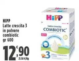 Rossotono Carrefour HiPP Latte crescita 3 combiotic offerta