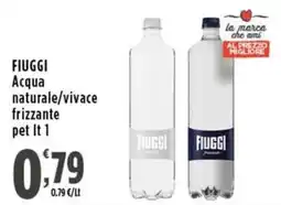 Rossotono Carrefour Fiuggi acqua naturale/vivace frizzante offerta