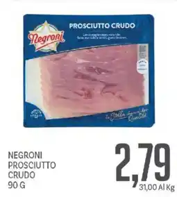 Supermercati Piccolo Negroni prosciutto crudo offerta
