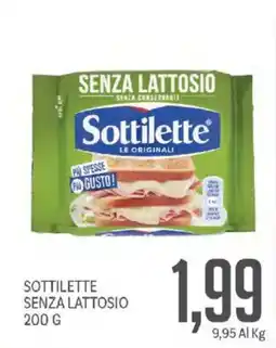 Supermercati Piccolo Sottilette senza lattosio offerta